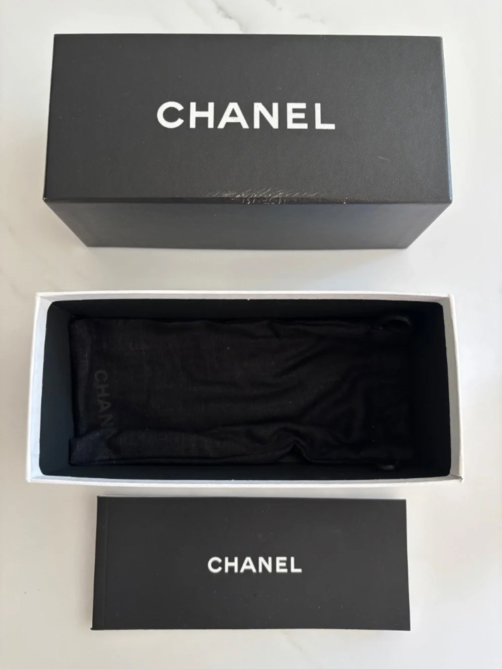 CHANEL Tortoise Shell Oversized Frame Gradient Tint Sunglasses